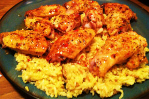 BAKED CHICKEN RICE & SPICES